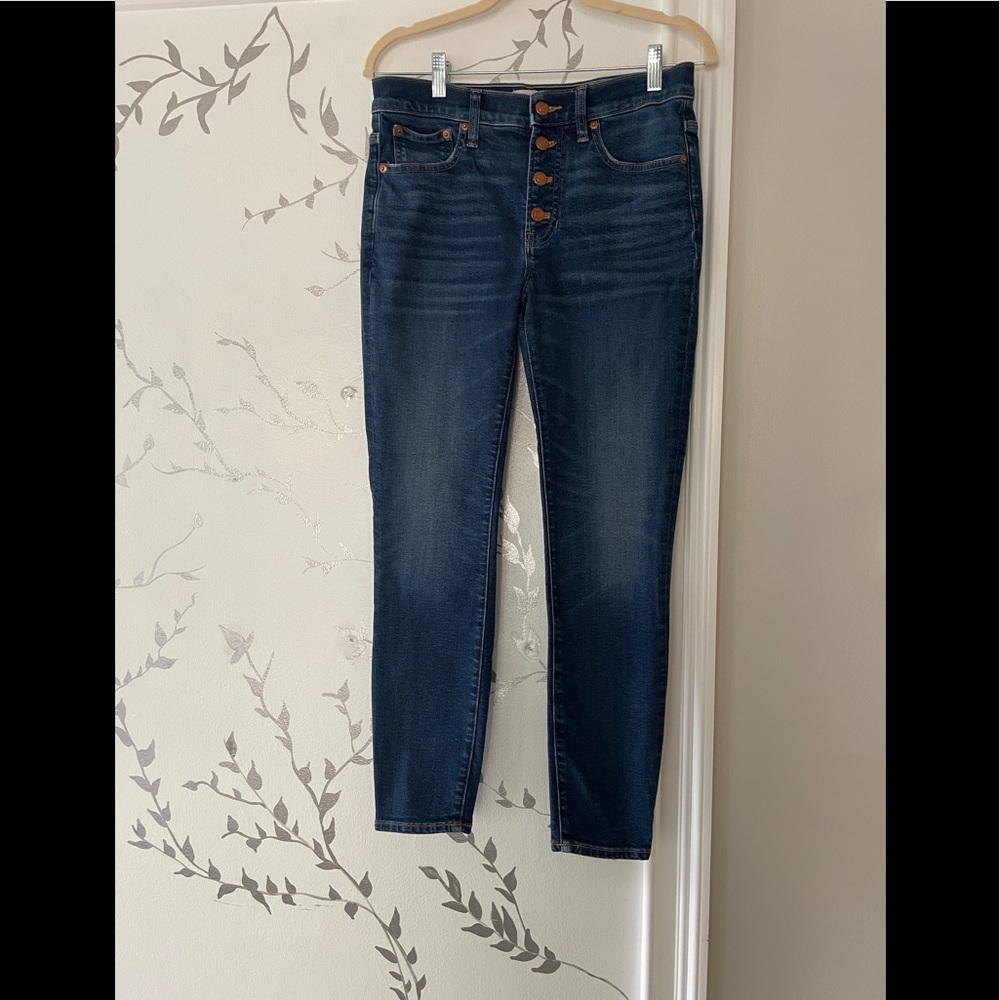 J. Crew 9” toothpick jeans